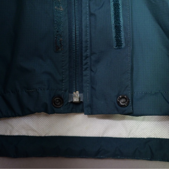 Men’s Large North Face Jacket Green/Teal w/ hood - Picture 5 of 11